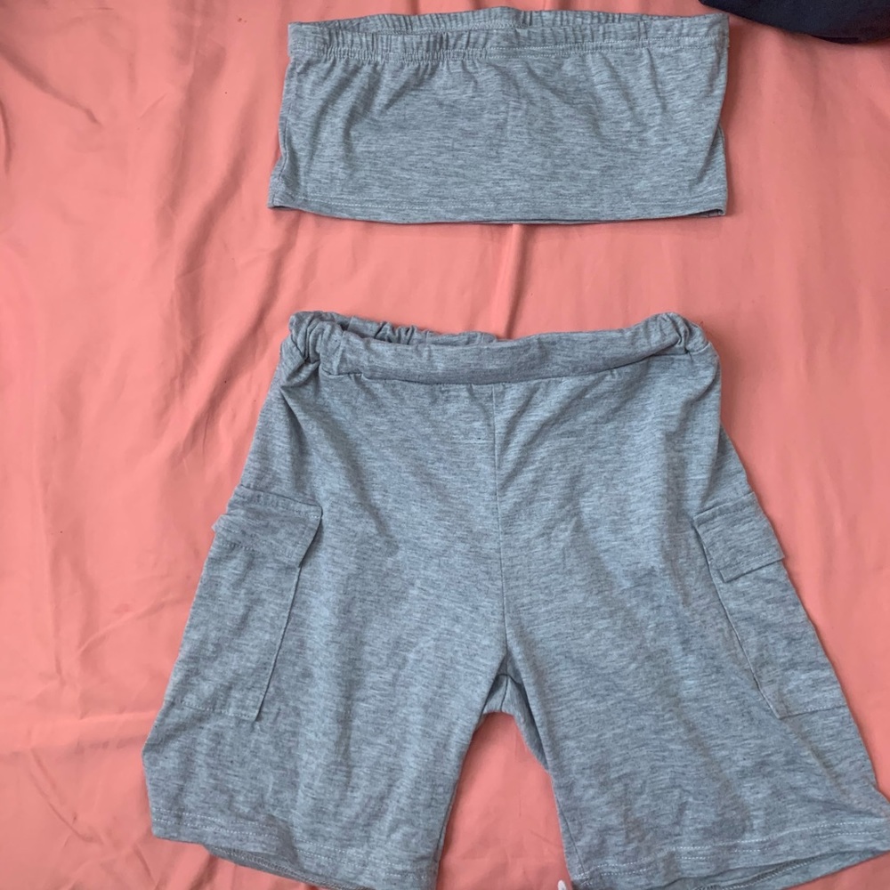 Bandeau & Biker Short Set